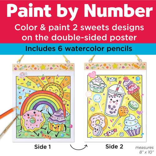 Paint by Numbers Sweets Wall Art - #14364
