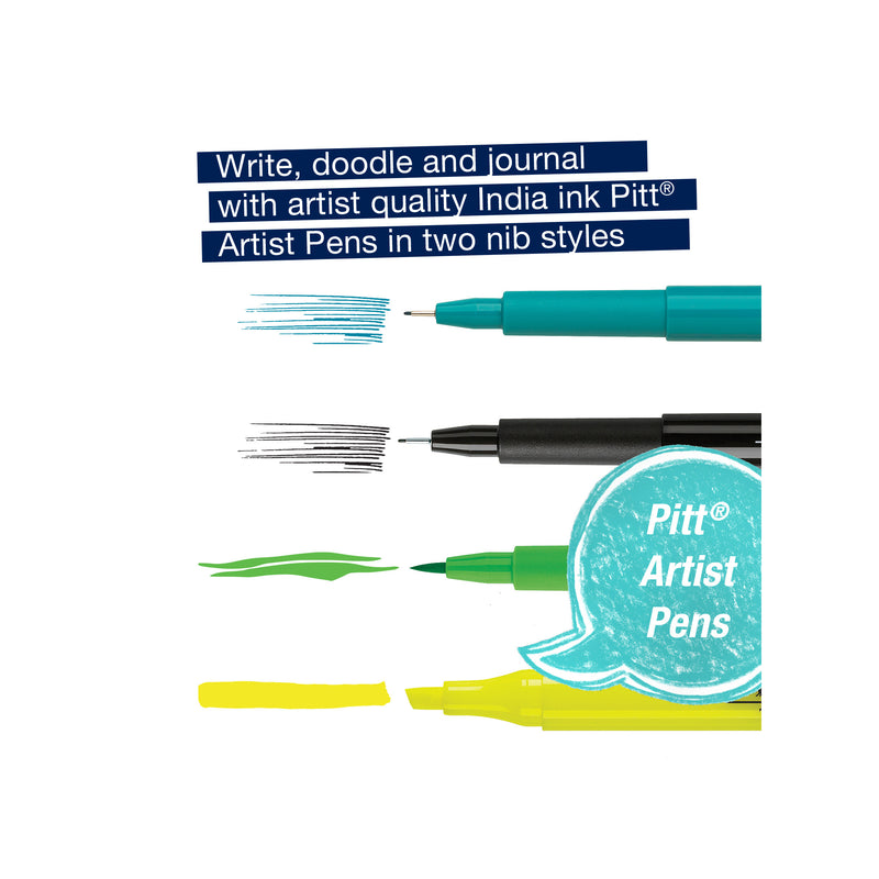 Pitt Artist Pen, Journaling Art - Set of 4 - #770088