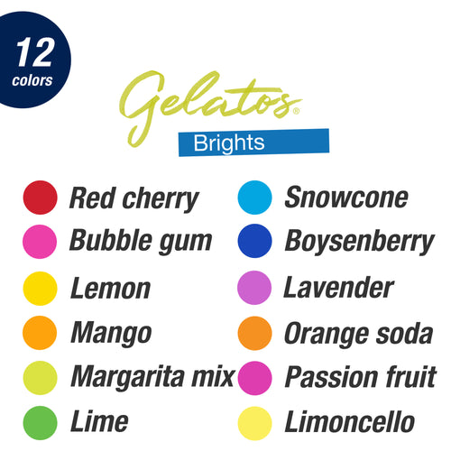 Gelatos, Brights - 15-Piece Set - #770169