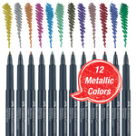 Metallic Markers, Set of 12 - #160713