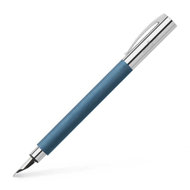 Ambition Fountain Pen, Blue Resin - Medium
