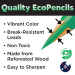 Metallic Colored EcoPencils School Pack - #900029