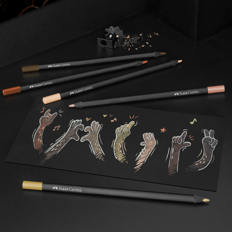 Faber-castell Classic Colour Pencils Skin Tone Pack 10