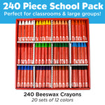 Jumbo Beeswax Crayon School Pack - #900025