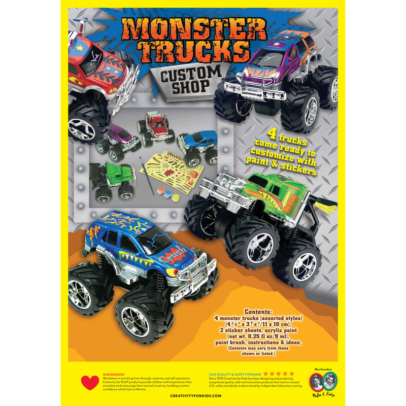 Monster Trucks Custom Shop.