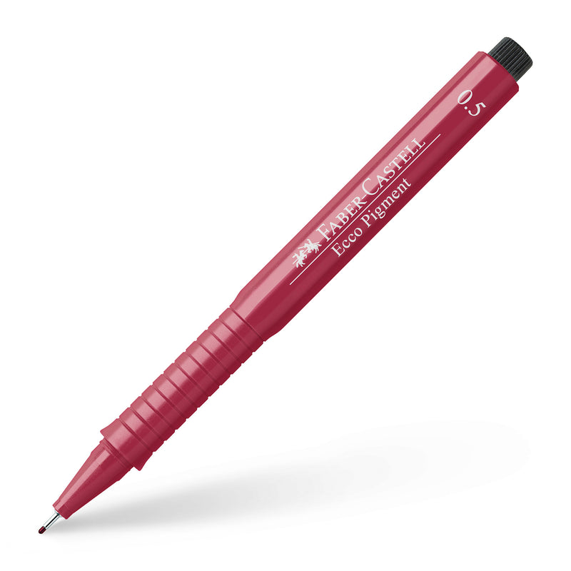 Ecco Pigment Pen, Red - 0.5mm