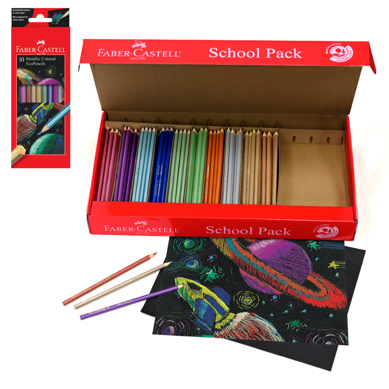 Metallic Colored EcoPencils School Pack - #900029