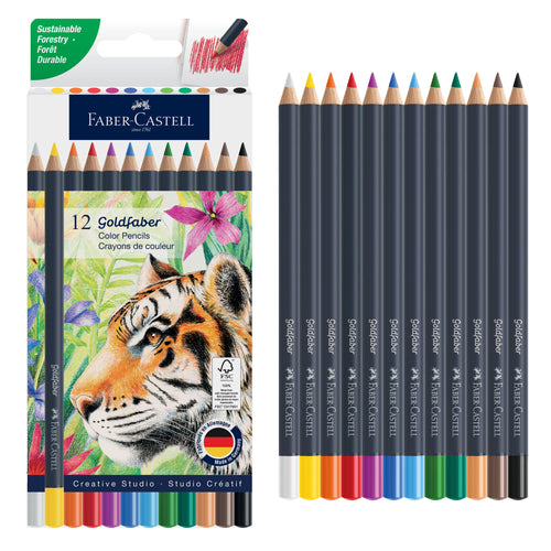 Goldfaber Color Pencil Box - 12ct - Basic Colors - #214713