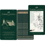 Castell 9000 Graphite Pencils, Art Set - Tin of 12 - #119065