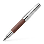 e-motion Rollerball Pen, Wood & Polished Chrome - Dark Brown - #148215