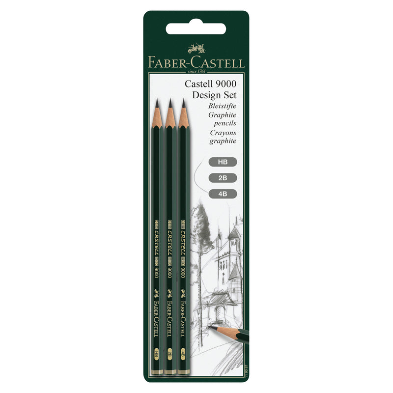 Castell 9000 Graphite Pencils, Design Set - #119097