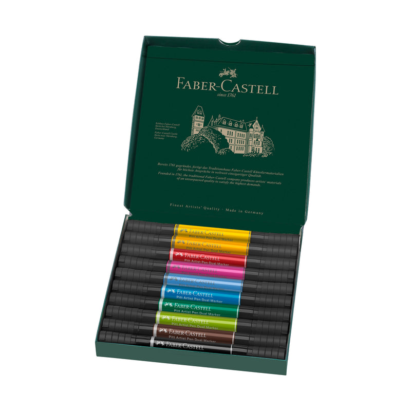 Faber Castell : Pitt Artists Pen : Dual Marker : Exclusive Set -  Faber-Castell : Pitt - Faber-Castell - Brands