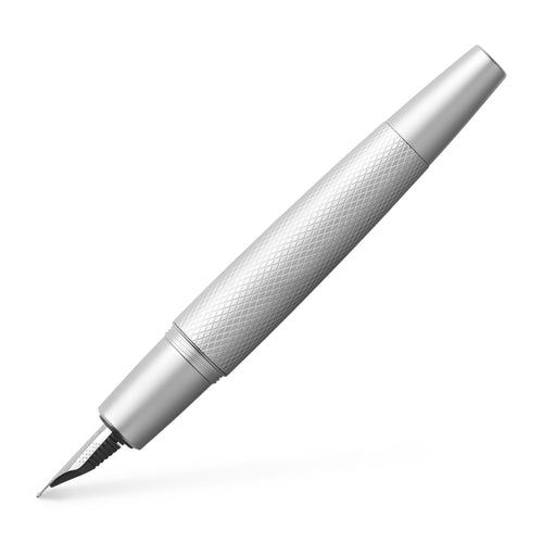 e-motion Fountain Pen, Pure Silver - Extra Fine