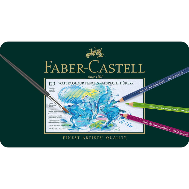 Watercolor Pencil: Albrecht Durer Artists Watercolor Pencils Tin of 120 –  Faber-Castell USA
