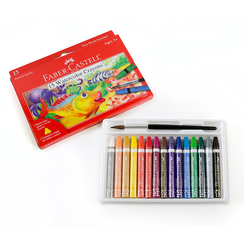 Faber - Castell | 15 Watercolor Crayons