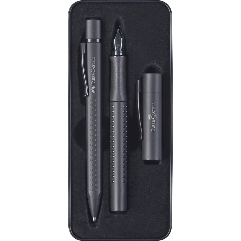 Grip 2011 Fountain & Ballpoint Pen Gift Set, Black Edition - #201626