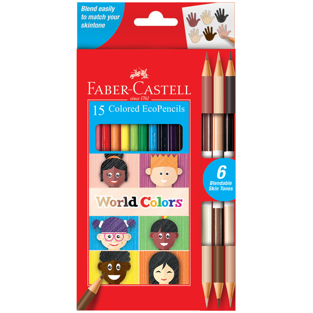 World Colors 15 Colored EcoPencils - #120112CCE – Faber-Castell USA
