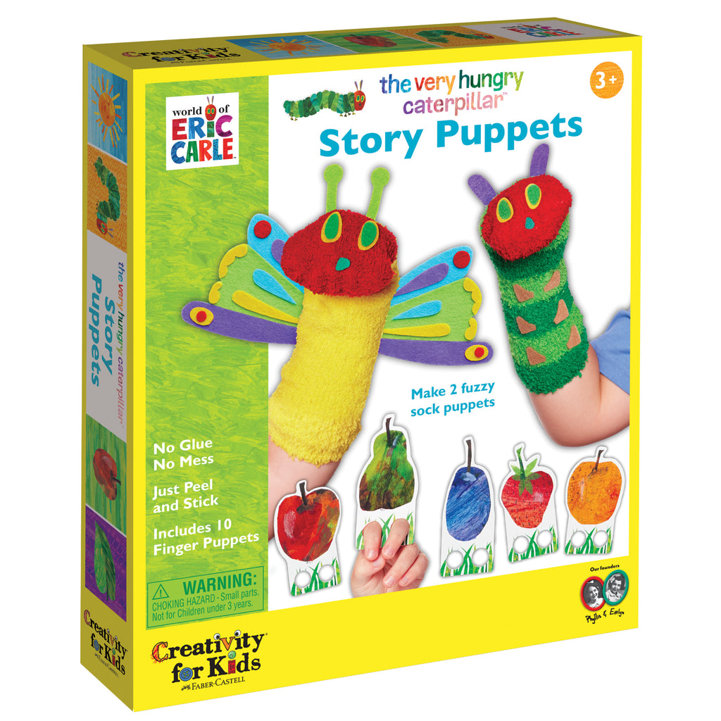 DIY Hand Puppet Making Kit - Educational Craft for Kids - Felt Sock Puppets