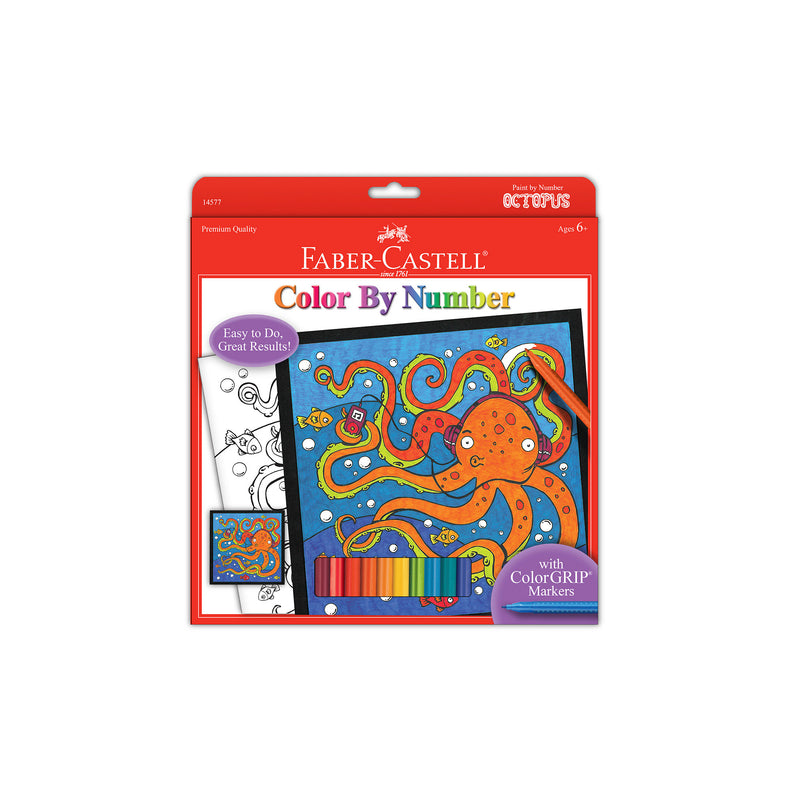 Color by Number Octopus - #14577 – Faber-Castell USA
