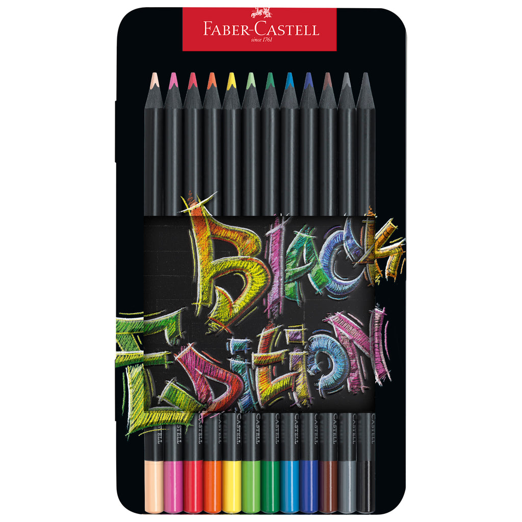 Faber-castell Matite colorate black edition astuccio 36 pz 36397