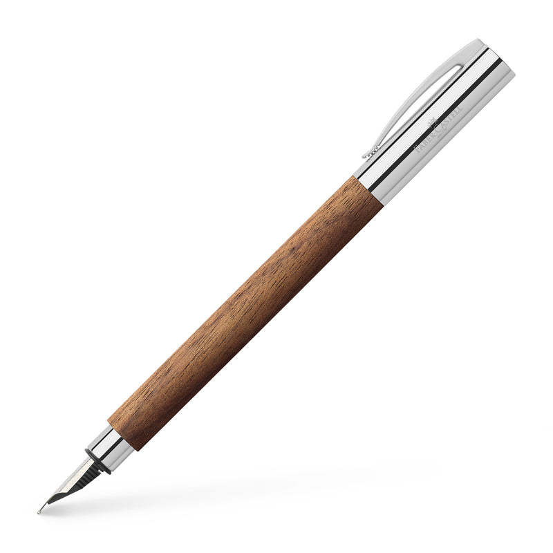 Ambition Fountain Pen, Walnut Wood - Fine