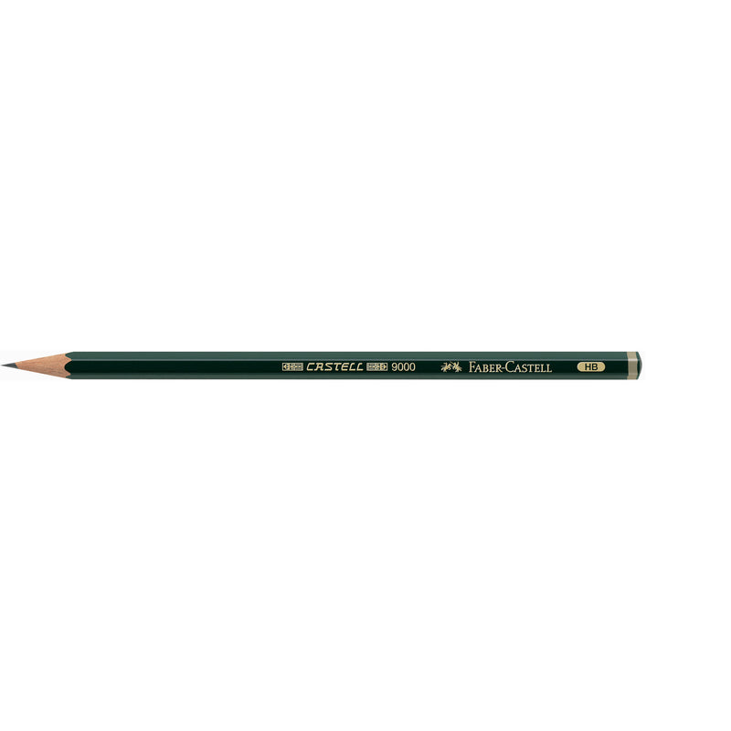 Faber-Castell 9000 Graphite Pencil - HB - Box of 12