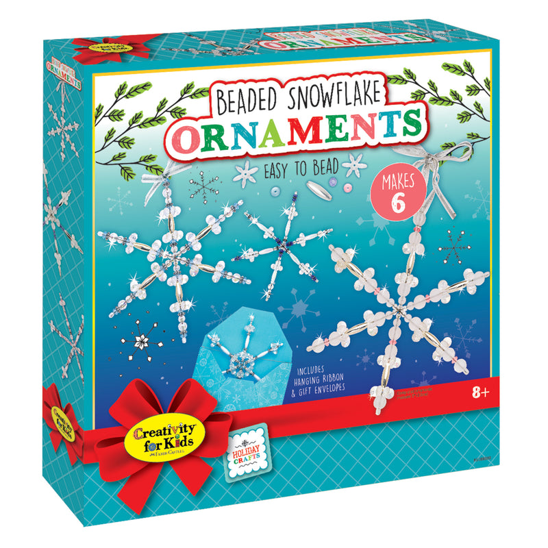 Beaded Snowflake Ornaments - #1188000