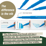 Pitt Artist Pen, Brush - Basic Wallet of 6 - #167103