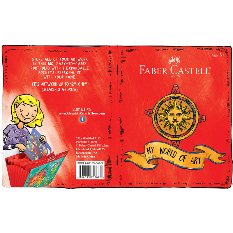 Faber-Castell My World of Art Portfolio for Kids - 8 Expandable