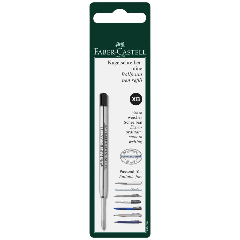 Ballpoint Pen Refill, Black - Extra Broad - #148794