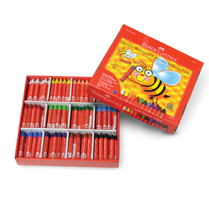 Jumbo Beeswax Crayon School Pack - #900025
