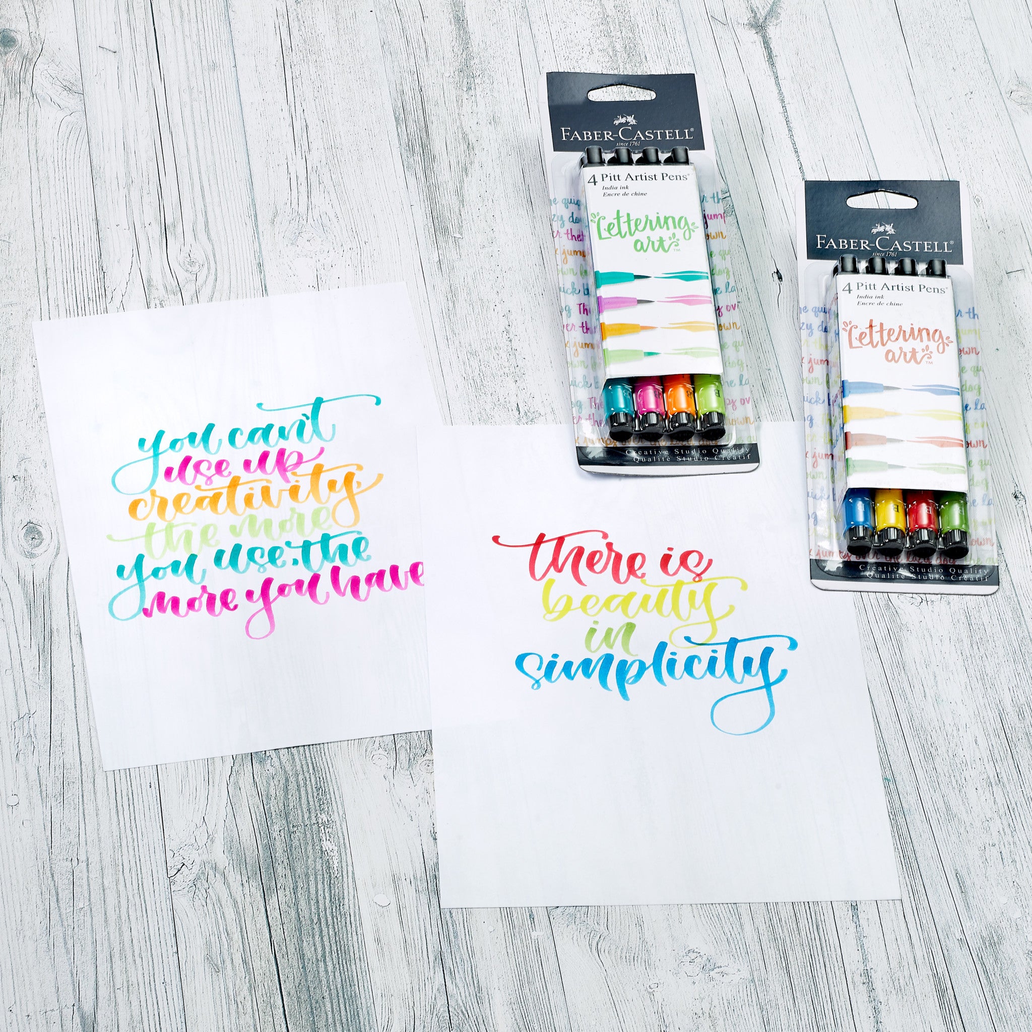 Faber-Castell Pitt Artist Pen Starter Set Hand Lettering 8-pack • Price »