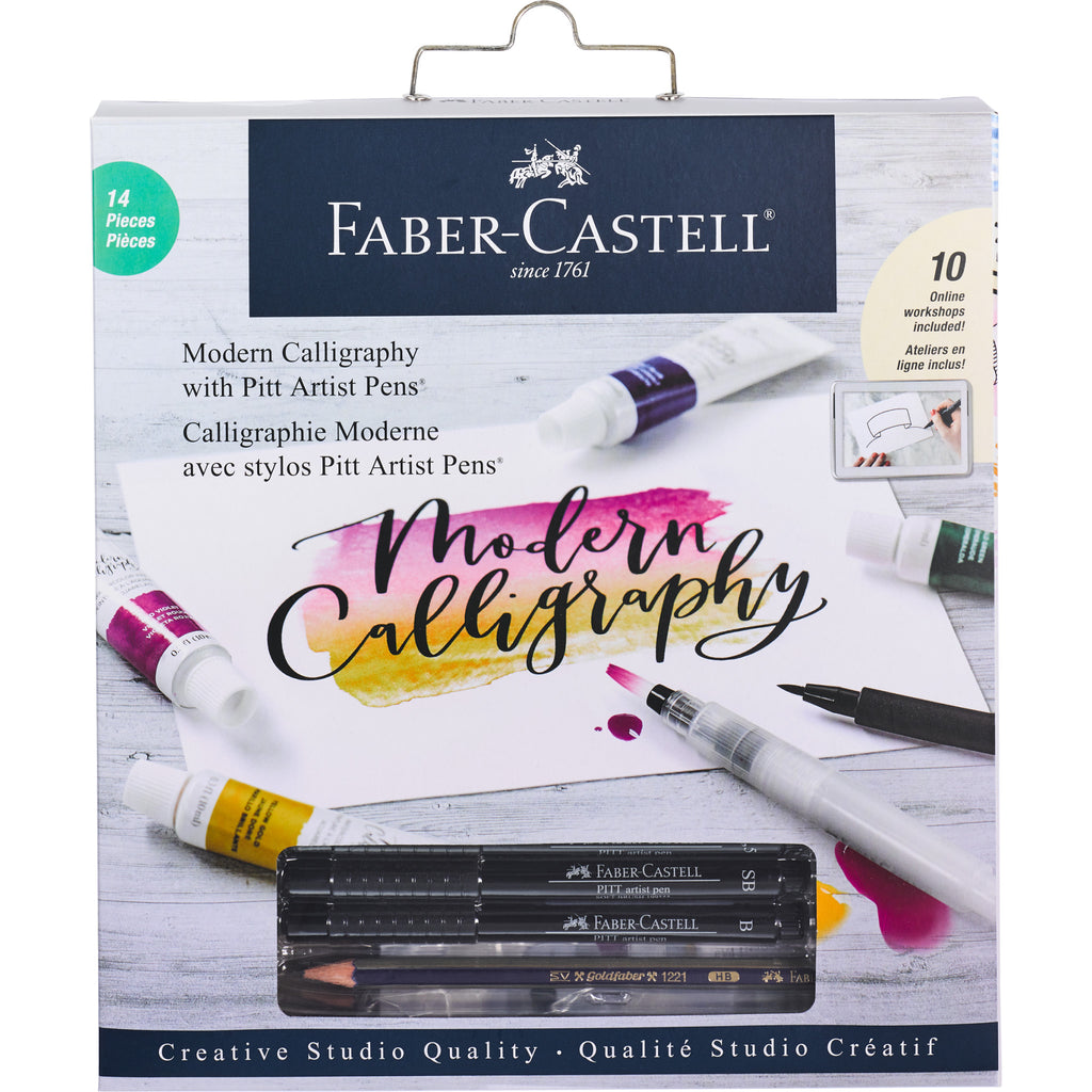 Faber Castell 6 Pitt Artist Pens Pastel Colour Set Hand Lettering Set  Calligraphy 