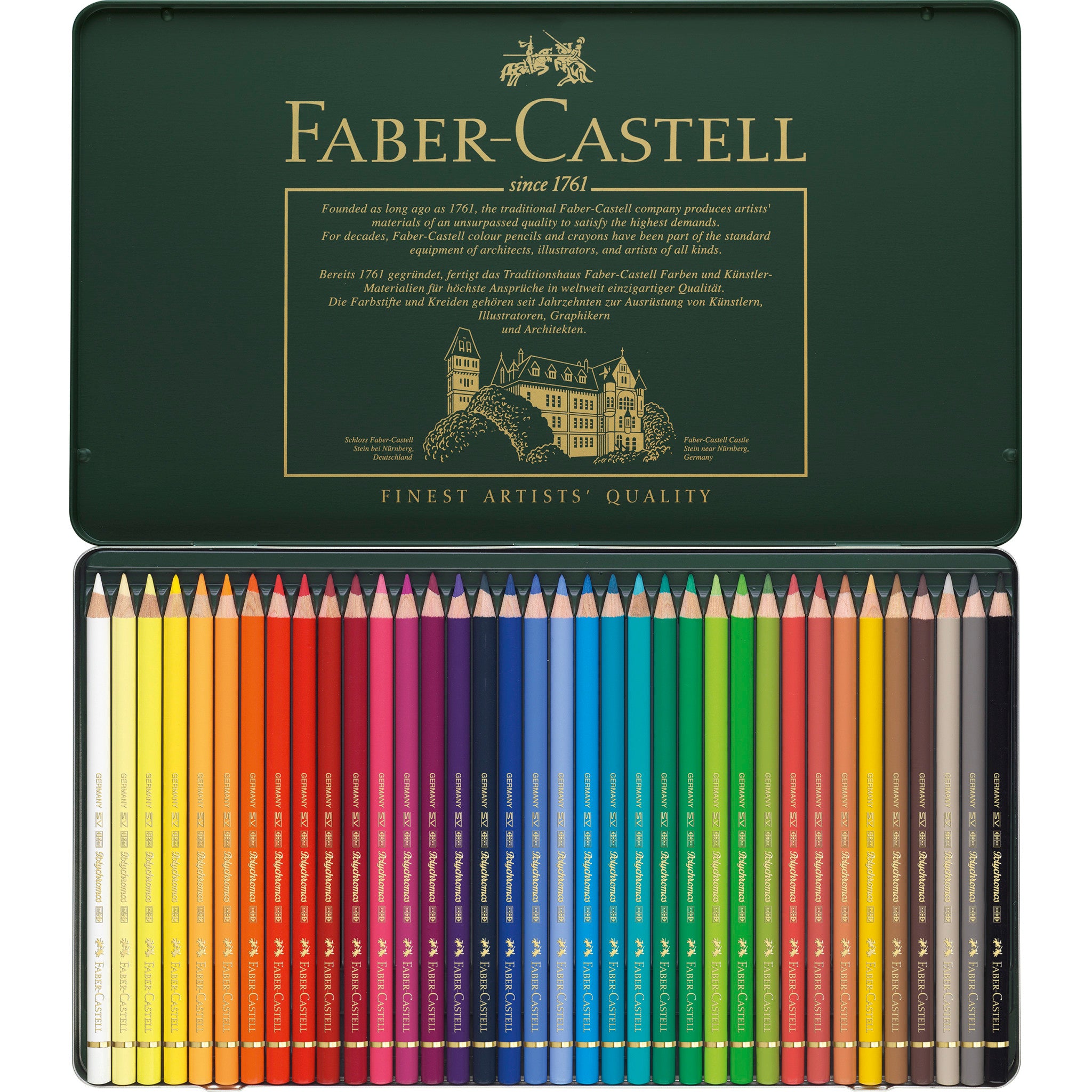 Faber-Castell Polychromos Coloured Pencil Set of 36