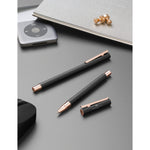 NEO Slim Rollerball Pen - Black Matte and Rose Gold - #343114