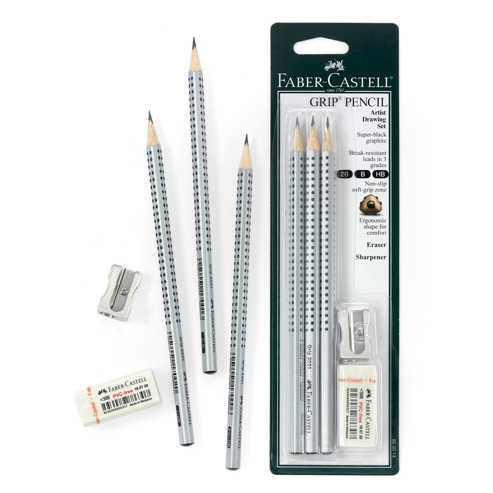 3 graphite pencils, Brown - #118637 – Graf von Faber-Castell