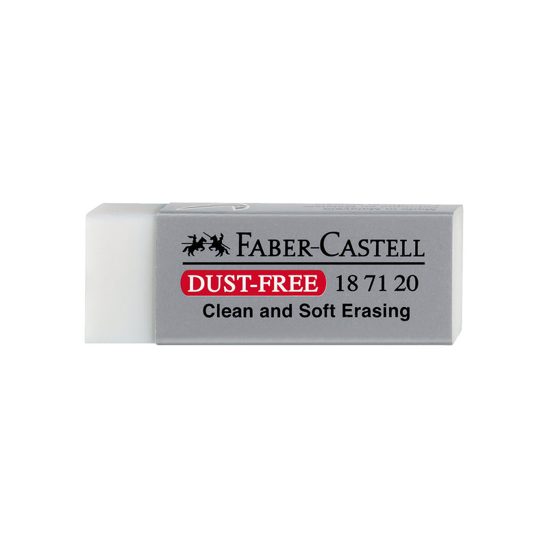 Dust-Free Vinyl Art Eraser, White - 2 Pack - #187120 – Faber