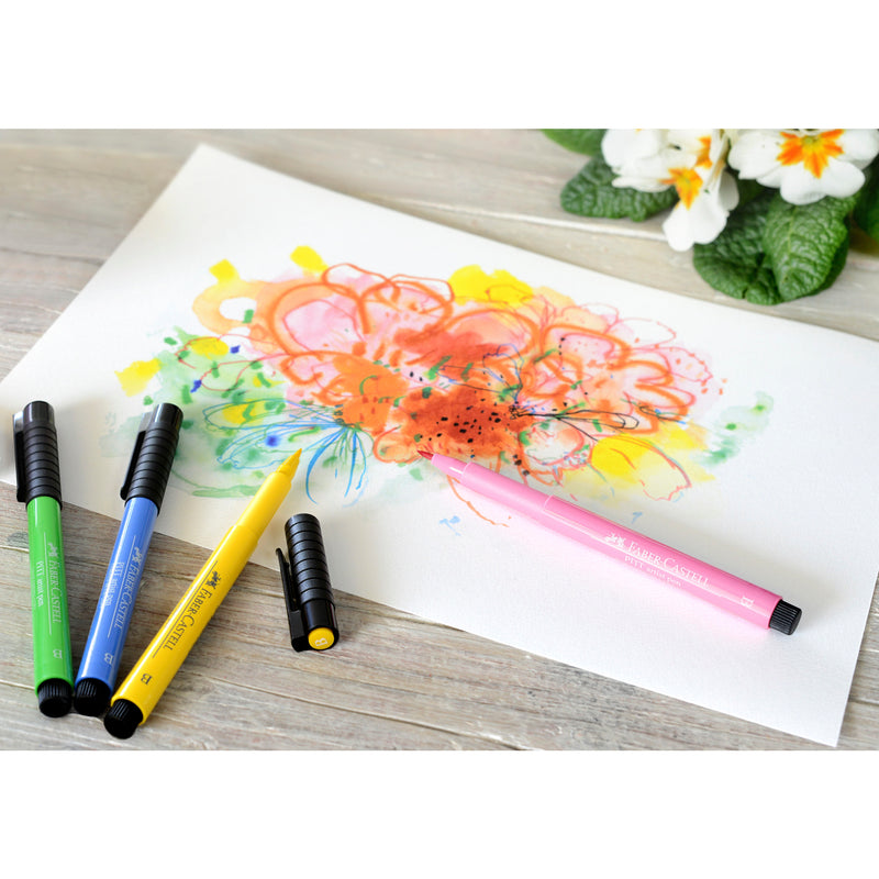 Black Marker - Felt Tip Pens Drawing Pens Dual Brush Pens Art Supplies 12  Pack