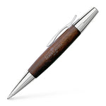 e-motion Ballpoint Pen, Wood & Polished Chrome - Dark Brown - #148381