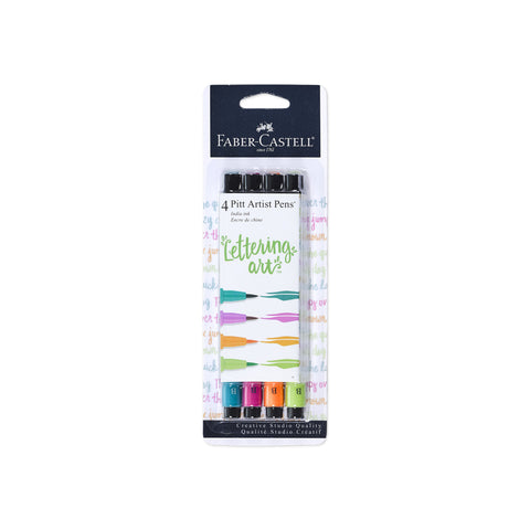 Faber Castell Calligraphy Brush Pen, 12 Colors – Hued Haus