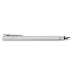 NEO Slim Fountain Pen, Polished Stainless Steel - Broad - #342003